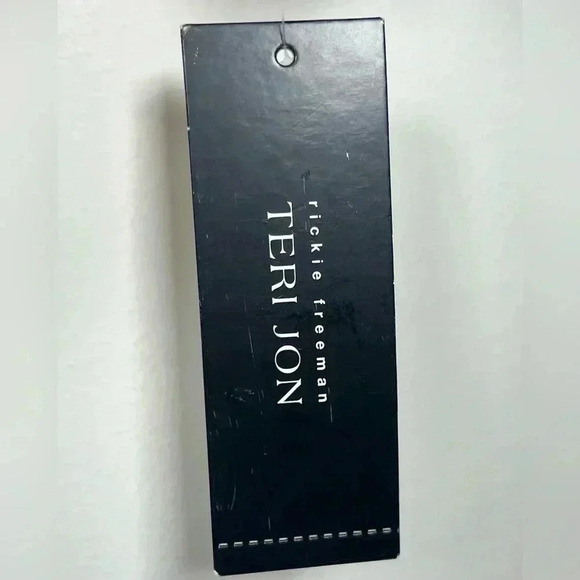 Rickie Freeman For Teri Jon Black Metallic Wool Blend Beaded Jacket Women’s Sz 4 - Picture 7 of 10